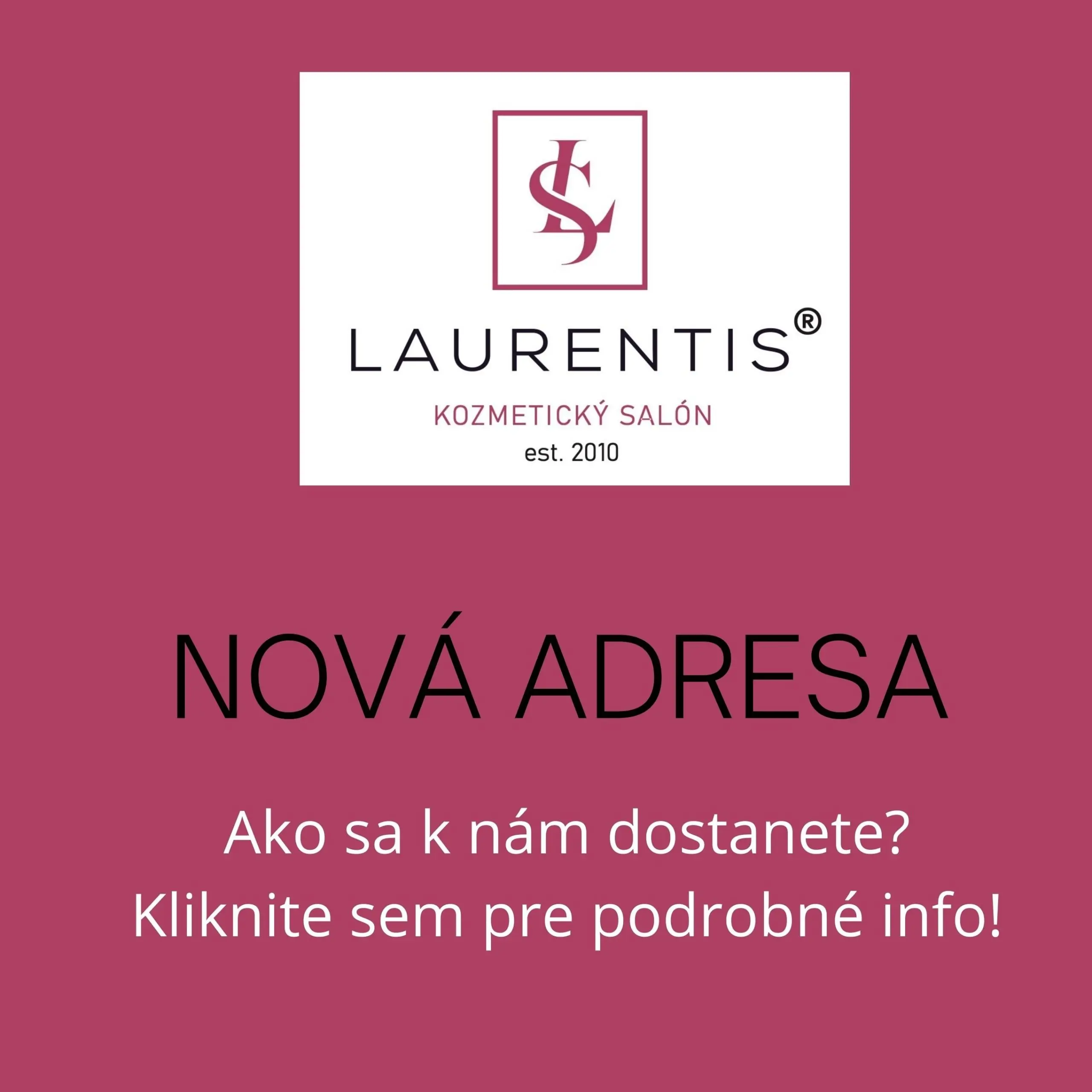 Read more about the article Nová adresa
